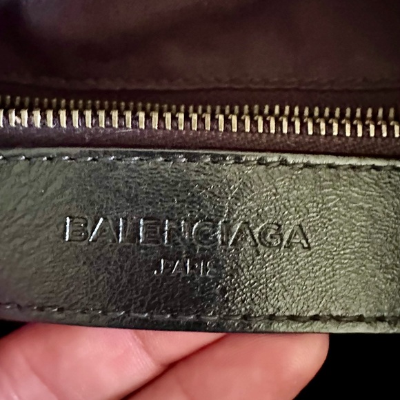 Balenciaga AUTHENTIC Black Mini Motocross Classic Pompon Bag - Picture 8 of 16